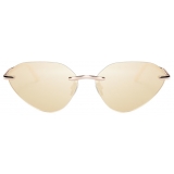 Bulgari - Serpenti - Cat Eye Metal Sunglasses - Gold - Serpenti Collection - Sunglasses - Bulgari Eyewear