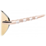 Bulgari - Serpenti - Occhiali da Sole Cat Eye in Metallo - Oro - Serpenti Collection - Occhiali da Sole - Bulgari Eyewear