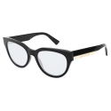 Bulgari - Bvlgari Roma - Butterfly Acetate Optical Glasses - Black - Bvlgari Roma Collection - Optical Glasses - Bulgari