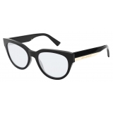 Bulgari - Bvlgari Roma - Butterfly Acetate Optical Glasses - Black - Bvlgari Roma Collection - Optical Glasses - Bulgari