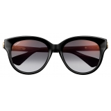 Cartier - Cat Eye - Black Gray Lenses - Signature C de Cartier Collection - Sunglasses - Cartier Eyewear