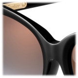 Cartier - Cat Eye - Black Gray Lenses - Signature C de Cartier Collection - Sunglasses - Cartier Eyewear