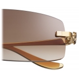 Cartier - Rectangular - Gold Brown Gradient Lenses - Panthère de Cartier Collection - Sunglasses - Cartier Eyewear