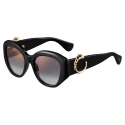 Cartier - Cat Eye - Black Gray Gradient Lenses with Golden Mirror Effect - Panthère de Cartier Collection - Sunglasses