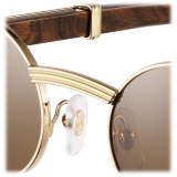 Cartier - Oval - Gold Brown Lenses - Première de Cartier Collection - Sunglasses - Cartier Eyewear