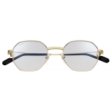 Cartier - Round - Gold Burgundy Blue Light Reduction and Photochromic Lenses - Première de Cartier Collection