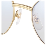 Cartier - Round - Gold Burgundy Blue Light Reduction and Photochromic Lenses - Première de Cartier Collection