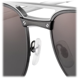 Cartier - Square - Black Ruthenium Black Polarized Lenses - Santos de Cartier Collection - Sunglasses - Cartier Eyewear