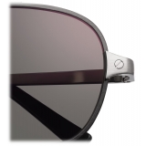 Cartier - Square - Black Ruthenium Black Polarized Lenses - Santos de Cartier Collection - Sunglasses - Cartier Eyewear