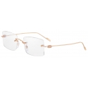 Cartier - Rectangular - 18K Rose Gold - Signature C de Cartier Collection - Sunglasses - Cartier Eyewear