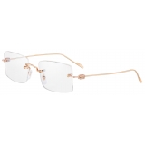 Cartier - Rectangular - 18K Rose Gold - Signature C de Cartier Collection - Sunglasses - Cartier Eyewear