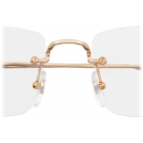 Cartier - Rectangular - 18K Rose Gold - Signature C de Cartier Collection - Sunglasses - Cartier Eyewear