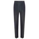 Thom Browne - Pantaloni su Misura Blu Navy - Thom Browne Exclusive Luxury Collection