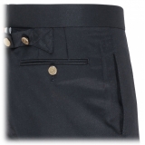 Thom Browne - Pantaloni su Misura Blu Navy - Thom Browne Exclusive Luxury Collection