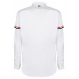 Thom Browne - White Oxford Classic Armbands Shirt - Thom Browne Exclusive Luxury Collection