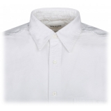 Thom Browne - Camicia con Braccialetti Classici Oxford Bianchi - Thom Browne Exclusive Luxury Collection