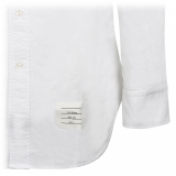 Thom Browne - White Oxford Classic Armbands Shirt - Thom Browne Exclusive Luxury Collection