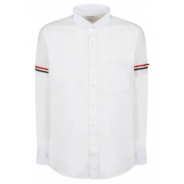 Thom Browne - Camicia Bianca con Dettagli Arman - Thom Browne Exclusive Luxury Collection