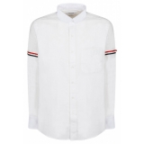 Thom Browne - Camicia Bianca con Dettagli Arman - Thom Browne Exclusive Luxury Collection