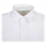 Thom Browne - Camicia Bianca con Colletto Abbottonato - Thom Browne Exclusive Luxury Collection