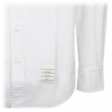 Thom Browne - Camicia Bianca con Colletto Abbottonato - Thom Browne Exclusive Luxury Collection