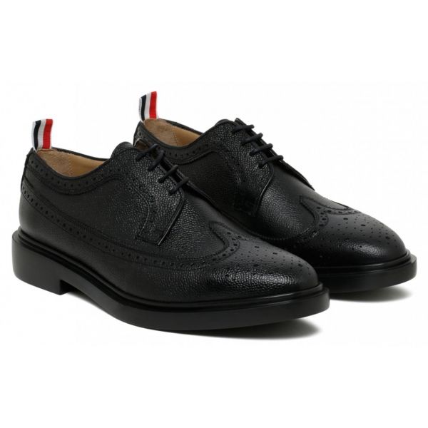 Thom Browne - Black Longwing Brogue - Thom Browne Exclusive Luxury Collection