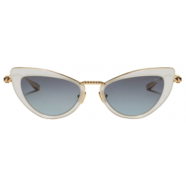 Valentino - Cat-Eye Acetate Frame VIII - White - Valentino Eyewear