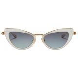 Valentino - Viii Occhiale Cat-Eye in Acetato - Bianco - Valentino Eyewear