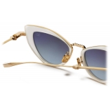 Valentino - Cat-Eye Acetate Frame VIII - White - Valentino Eyewear