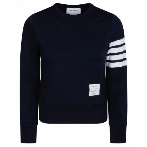 Thom Browne - Navy Blue Sweatshirt - Thom Browne Exclusive Luxury Collection