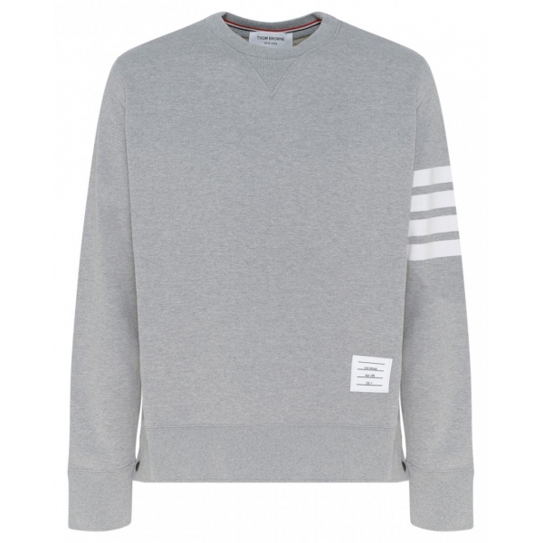 Thom Browne - Grey 4-Bar Sweatshirt - Thom Browne Exclusive Luxury Collection