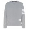Thom Browne - Felpa Grigia a 4 Barre - Thom Browne Exclusive Luxury Collection