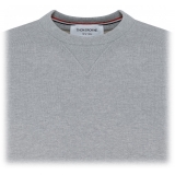 Thom Browne - Felpa Grigia a 4 Barre - Thom Browne Exclusive Luxury Collection