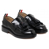 Thom Browne - Black Tassel Knit Loafer - Thom Browne Exclusive Luxury Collection