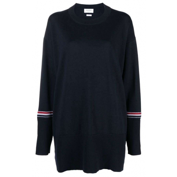 Thom Browne - Exaggerated Crew Neck Pullover - Thom Browne Exclusive Luxury Collection