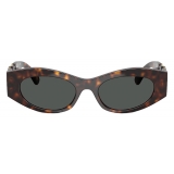 Versace - Medusa Biggie Cat-Eye Sunglasses - Havana - Sunglasses - Versace Eyewear