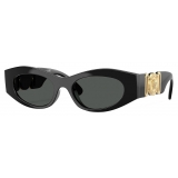 Versace - Occhiale da Sole Cat Eye Medusa Biggie - Nero Oro - Occhiali da Sole - Versace Eyewear