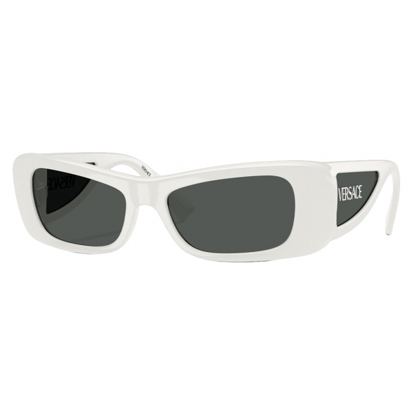 Versace - Lens Logo Sunglasses - White - Sunglasses - Versace Eyewear