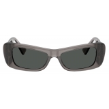 Versace - Lens Logo Sunglasses - Gray - Sunglasses - Versace Eyewear