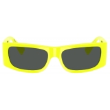 Versace - Lens Logo Sunglasses - Yellow - Sunglasses - Versace Eyewear