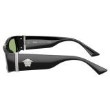 Versace - Medusa Glam Rectangular Sunglasses - Green Black - Sunglasses - Versace Eyewear