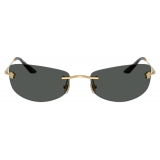 Versace - Runway Sunglasses - Black Gold - Sunglasses - Versace Eyewear