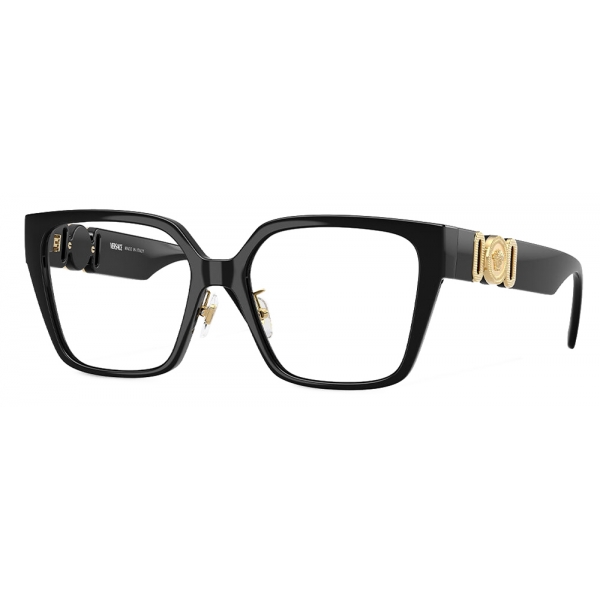 Versace - Occhiale da Vista Additional Fit Medusa Biggie - Nero Oro - Occhiali da Vista - Versace Eyewear