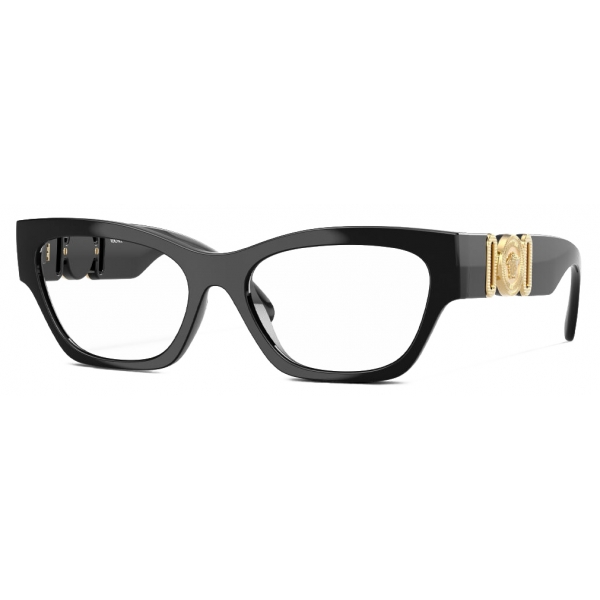 Versace - Occhiale da Vista Cat Eye Medusa Biggie - Nero Oro - Occhiali da Vista - Versace Eyewear