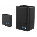 GoPro - Dual Battery Charger + Battery - HERO6 Black / HERO5 Black - GoPro Accessories