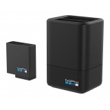 GoPro - Dual Battery Charger + Battery - HERO6 Black / HERO5 Black - GoPro Accessories