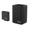 GoPro - Caricabatteria Doppio + Batteria - HERO6 Black / HERO5 Black - Accessori GoPro