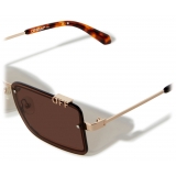 Off-White - Occhiali da Sole Tampa - Marrone - Luxury - Off-White Eyewear