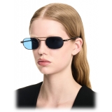 Off-White - Vaiden Sunglasses - Gold Blue - Luxury - Off-White Eyewear