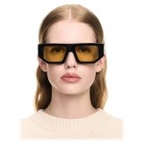 Off-White - Occhiali da Sole Vancouver - Nero Giallo - Luxury - Off-White Eyewear